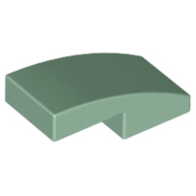 Dakpan, Gebogen 2x1x 2/3 Sand Green
